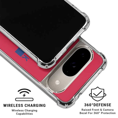 NFL New York Giants Red Performance Series Google Pixel 10 Clear Case